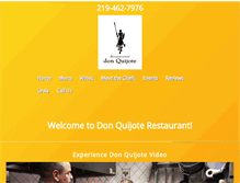 Tablet Screenshot of donquijotevalpo.com